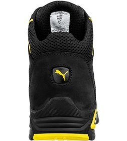 Resim Puma Safety Amsterdam Mid Alüminyum Burunlu İş Botu S3 Src Siyah - Sarı 