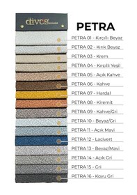 Resim Petra Serisi 1.kalite Silinebilir Döşemelik Kumaş Hardal 