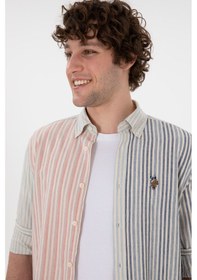 Resim U.s. Polo Assn. Erkek Açık Mavi Gömlek Desenli 50299806-vr003 Acık Mavı Açık Mavi 