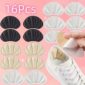 Resim 16 adet Kendinden Yapışkanlı Hafif Topuk Pedleri - Kalın, Kaymaz, Şok Emici Tabanlar Yüksek Topuklar İçin, Nefes Alabilir ve Rahat, Siyah, Beyaz, Bej ve Gri Renklerde Mevcut, Yüksek Topuklar İçin Tabanlar, Rahat Ayakkabılar, Şık Tasarım, Dayanıklı Yapıştırıcı 