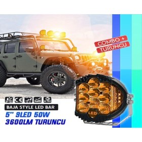 Resim NKT GROUP 5"baja Style Shooter Offroad Projektör Led Lamba Turuncu 