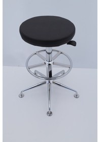 Resim Bintaşmobilya Siyah Deri Yüksek Bar Taburesi 