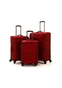 Resim Mçs Üçlü Lüx Kumaş Valiz Seti V102 S16ny10017-set 00010 Bordo 