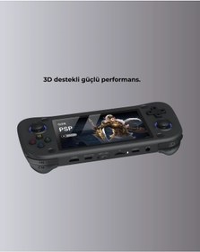 Resim Ceylan Adam Retro Ve Modern Oyun Destekli Taşınabilir Konsol 64gb Kart Dahil 