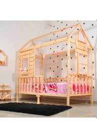 Resim Markaawm Markaawm Montessori Yatak Çocuk Odası 90X190 Karyola Bebek Beşik Akçaağaç 