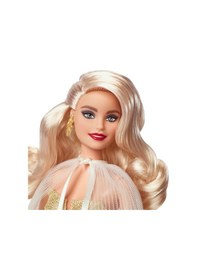 Resim Barbie 2023 Mutlu Yıllar Bebeği - Sarışın HJX04 