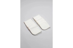 Resim Renas Store Organik 28X28 10'lu Penye Mendil 90101 Ekru 
