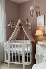 Resim Kiddy Happy Vizon Beşik Cibinliği Ve Cibinlik Aparatı 
