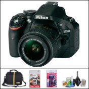 Resim Nikon D5200 + 18-55 mm Kit Fotoğraf Makinesi 