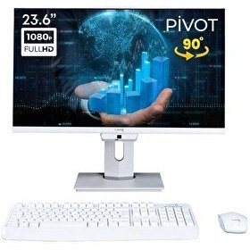 Resim Turbox TAx1314 Intel Core i7 1265U 23.6" 16 GB DDR4 RAM 2 TB SSD FHD FreeDOS All In One 