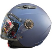 Resim Free-M FR-205 Çocuk Yarım Kask Mavi 