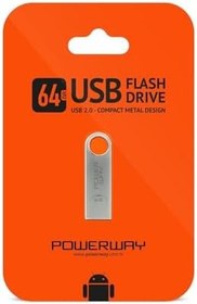 Resim Powerway 64 Gb Usb 2.0 Metal Kasa Flash Bellek 