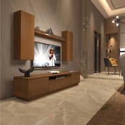 Resim Decoraktiv Trendstyle 5DS Mdf Tv Ünitesi Tv Sehpası - Naturel Ceviz 