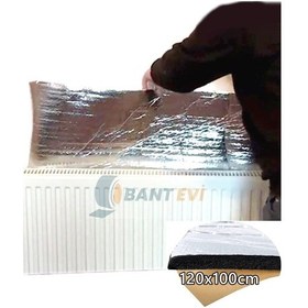 Resim Petek Kalorifer Arkası Yapışkanlı Isı Yalıtım Levhası 120 x 100 CM 9 MM 