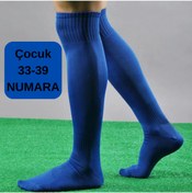 Resim GAZELMANYA Çocuk Futbol Maç Çorabı 33-39 Futbol Tozluk Futbol Halısaha Çorabı Çocuk Konç Halı Saha Çorabı 