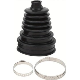 Resim Meridiangoods Black- 1 Adet Cv Toz Kılıfı Sabit Hız Eklem Tozu Kapağı Silikon Universal Eklem Boot 