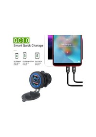 Resim Se-2404 3port Usb Şarj Soketi Karavan Araç Tekne Şarj Cihazı 