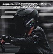 Resim Jokmae V10 Bluetooth Motosiklet İnterkom Siyah, Kablosuz Kulaklık, Çift Kişilik Konuşma 