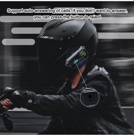 Resim Jokmae V10 Bluetooth Motosiklet İnterkom Siyah, Kablosuz Kulaklık, Çift Kişilik Konuşma 