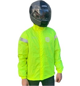 Resim Scudo Peru Sarı Üst Motosiklet Yağmurluğu L 