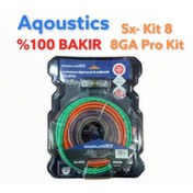 Resim AQOUSTİCS Kablo Seti %100 Bakır 8awg Amfi Kablo Sxkit8kabloseti 