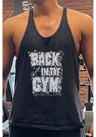 Resim Bluu Backin Gym Fitness Tank Top Sporcu Atleti 