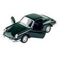 Resim Die Cast 1:32 Retro Spor Araba Koyu Yeşil 