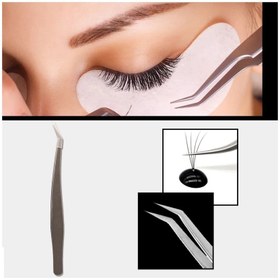 Resim BYDNZ SHOP İpek Kirpik Takma Şekillendirme Ve Düzeltme Cımbızı 856 