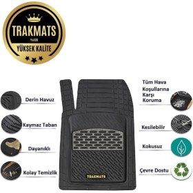 Resim Trakmats Bmw X3 2016 3D Özel Tasarım Oto Halıları Krom 