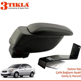 Resim 3 Tıkla Hyundai Accent Era Geniş Hacimli Delmesiz Çelik Ayaklı Kolçak Kol Dayama 