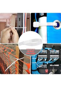Resim 100 Adet 76Cm X 9Mm Plastik Kelepçe Kablo Bağı Siyah 