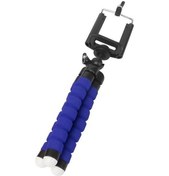 Resim Mufunye Esnek Ayağa Sahip Cep Telefonu Tutuculu Octopus Tripod - Mavi Kamera Ve Spor Kamerası Uyumlu Mavi 