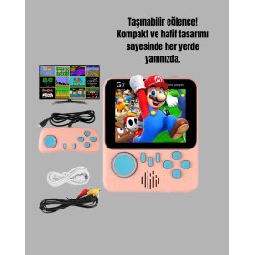 Resim Asa Store Iki Kişilik Oyun Deneyimi Sunan Taşınabilir Retro Konsol 