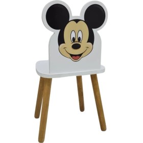 Resim Liva Ahşap Çocuk Sandalyesi 4-12 Yaş Mickey Mouse 