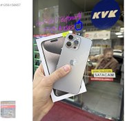 Resim Apple iPhone 15 Pro Max İkinci El YD | 256 GB | Natürel Titanyum İkinci El 15 PRO MAX 256GB HATASIZ YD 4AÇIK PİL89