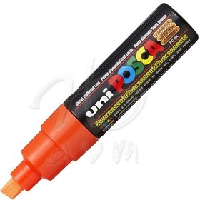 Resim Uni Posca Marker Pc-8K 8.0 Mm Fluo Orange 