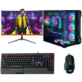 Resim DRx3101 Intel Core i7-13700K 23.6" 16 GB DDR5 RAM 1 TB M.2 NVMe SSD RTX4070Ti Curved FreeDOS Masaüstü Oyun Bilgisayarı 
