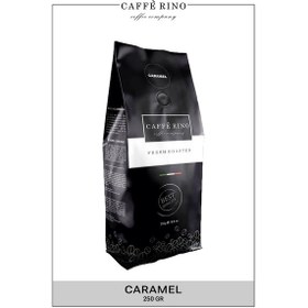 Resim Caffe Rino Caramel Aromalı French Press Öğütülmüş Filtre Kahve 250 G 