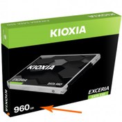 Resim KIOXIA 960GB EXCERIA 2.5" 3D 555/540 MB/sn 3Yıl Garanti - LTC10Z960GG8 