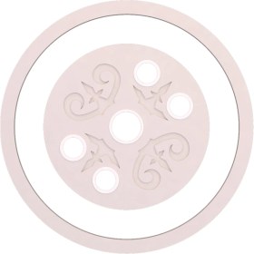 Resim Motifpiyer Tavan Spot Göbegi-Motifli-Yuvarlak-19-86cm-Dış-Çitalı 