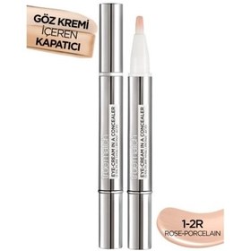 Resim Loreal Paris True Match Göz Kremi İçeren Kapatıcı 2si 1 Arada Rose Porcelain 1-2R 