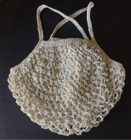 Resim boragarage Kağıt Astarlı Omuz Askılı El Örgüsü Plaj ,gündelik Omuz Çanta Handmade SİMLİ 22500 