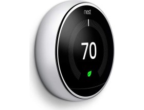 Resim Google Nest Learning Smart Thermostat 3rd Akıllı Termostat Krom 