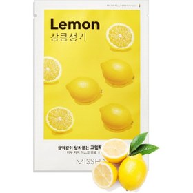Resim Missha Limon Özlü Aydınlatıcı Yaprak Maske 1 Adet Airy Fit Sheet Mask Lemon 
