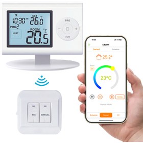 Resim Hexa Controls Akıllı Kombi Termostatı Rt226-p3 Kablosuz Ve Wifi - 