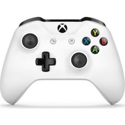 Resim Microsoft Xbox One S Kablosuz Oyun Kumandası - Beyaz ( 8.Nesil ) Microsoft