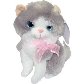 Resim Mey İthalat Kzl-2208001 Ayakta Miyavlayan Kedi 3 Renk - Kızılkaya Oyuncak 