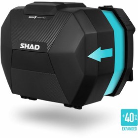 Resim Shad Sh38x Yan Çanta Seti Expandable Genişleyebilir Carbon 38lt 