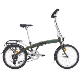 Resim BROSTER Domestic - 20 Jant 16'' Kadro Katlanır Bisiklet - Metalik Mat Yeşil 