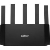 Resim Everest EWR-X3000MBPS-V1 X3000MBPS Dualband 5*6dbi 1 Wan Port + 3 Lan Port Wi-Fi 6 Wisp+Ap+Repeater Destekli Kablosuz Wifi Router 